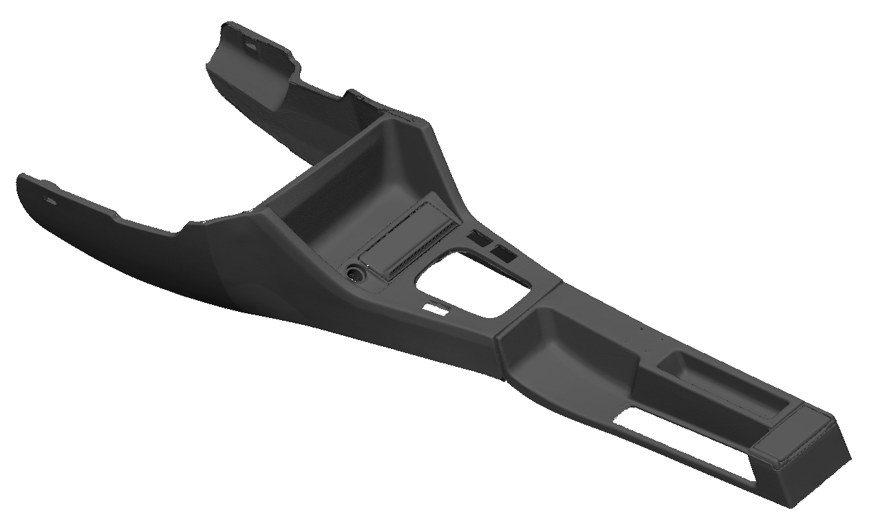 BMW E30 Center Console 3D Scan